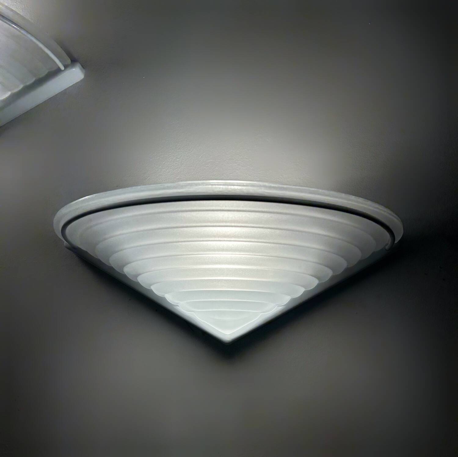 Italian design wall lights from the 80s