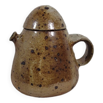 Vintage stoneware teapot from La Borne 1960s