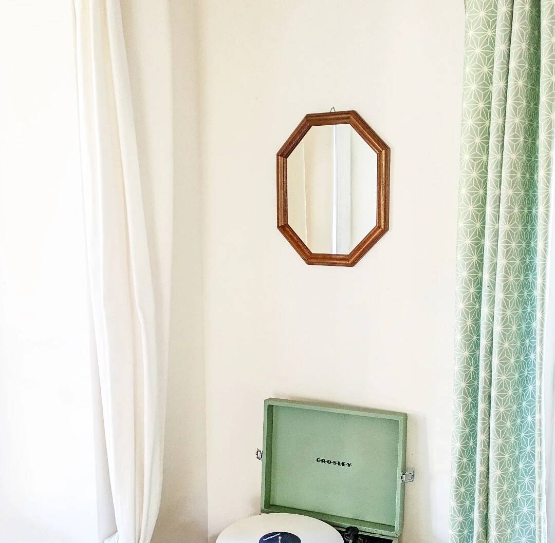 Miroir octogonal vintage.
