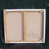 Painting "village scene"