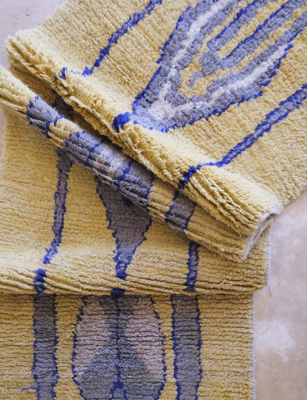 Yellow Hallway Runner - 450 x 82 cm