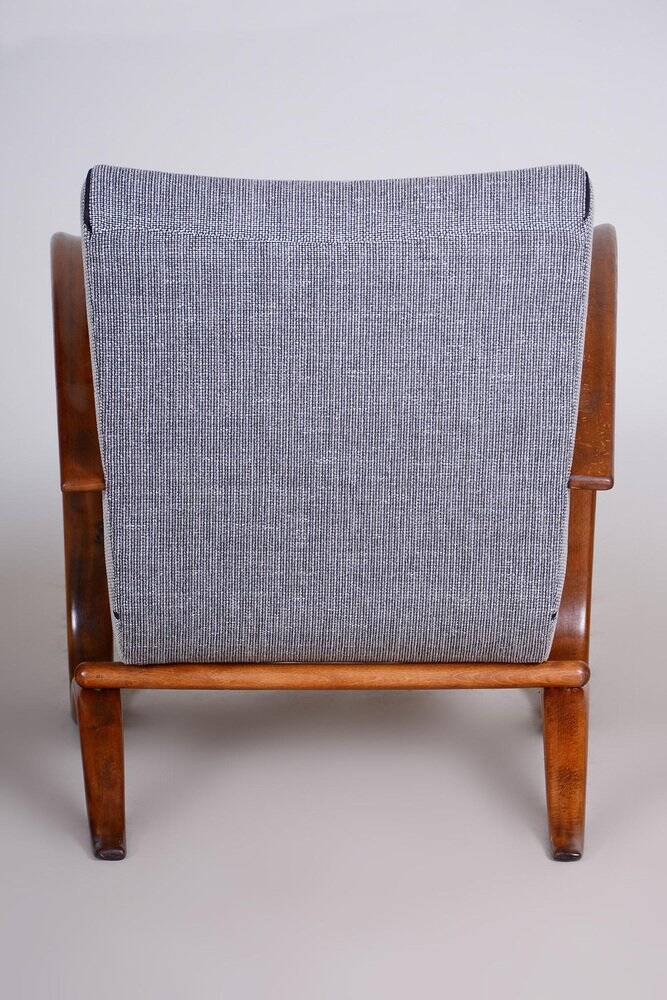Fauteuil Lounge H-269 Art Déco tchèque par J. Halabala pour Up Závody, années 1930