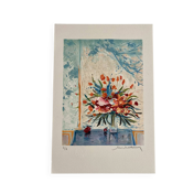 Lithograph (EA) signed by Michel Henry - Bouquet at the Window