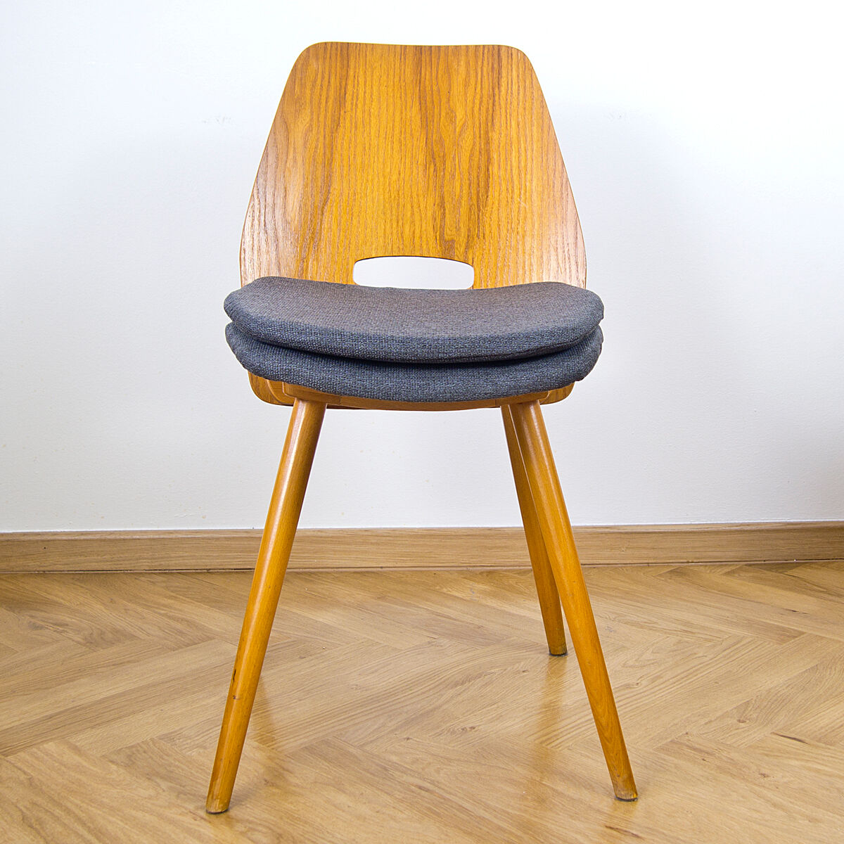 Ensemble de 4 chaises F. Jirak, années 1960