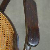 Very charming, elegant, vintage bentwood design bistro chair with comfortable armrests
