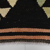 2x7 Salmon Beige Vintage Kilim Runner Rug, 64x226Cm