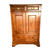 Parisian buffet in massive hetre 20th century storage furniture