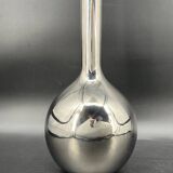 Large Vintage Vase • Chrome Ceramic • XXL • 1970-1980
