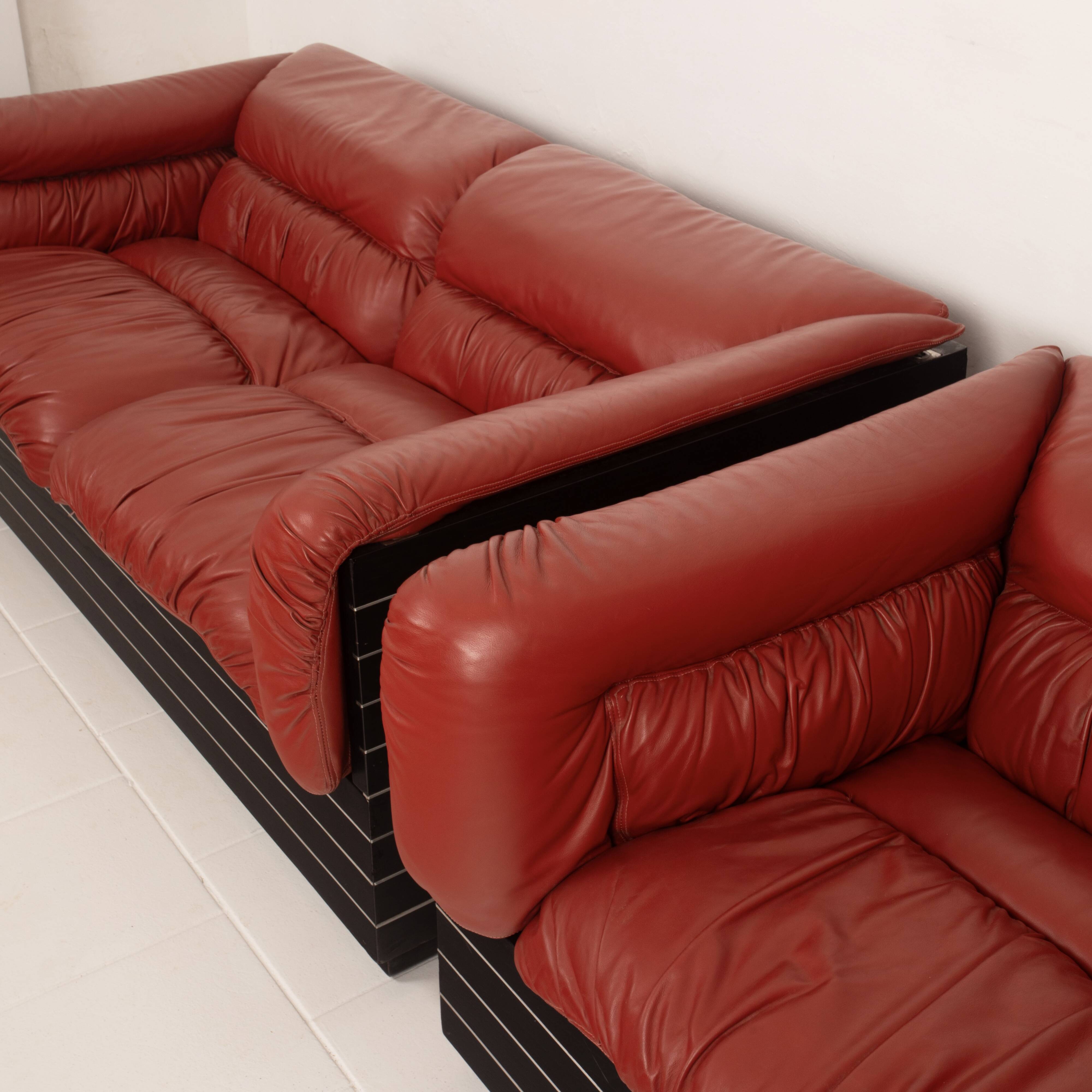 Sofa Strato par Giovanni Offredi pour Saporiti Italia, 1970