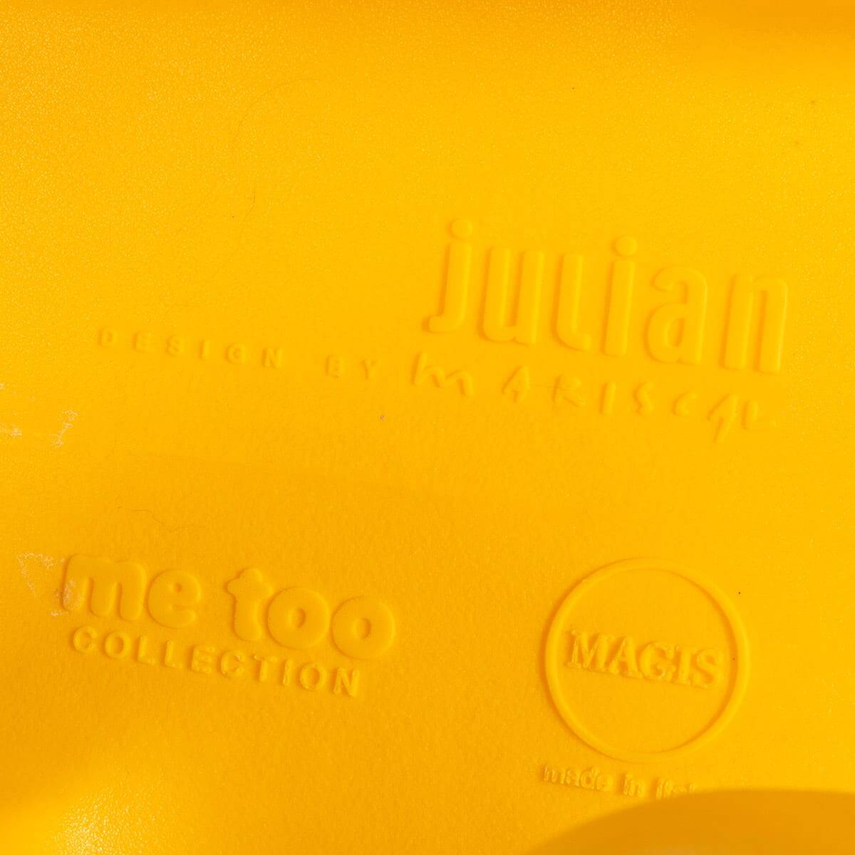 Chaise Julian originale Javier Mariscal « Me Too » de Magis jaune