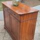 Solid walnut sideboard of the Napoleon III period, late nineteenth century, Louis Philippe style