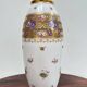 Very large limoges porcelain vase bernardaud white and iris gold