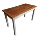 Table de ferme française vintage, années 1950