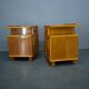 1939s pair of Art Deco bedside tables, Czechoslovakia