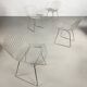 Lot de 4 chaises d'Harry Bertoia éditées par Knoll