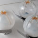 4 Mazzega Murano wall lamps vintage 1960s
