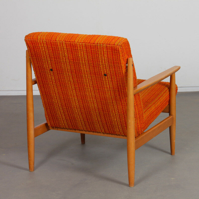 Fauteuil en bois des années 1970