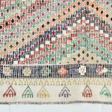 7x10 Large Kilim Rug Colorful Design, 210x292 Cm