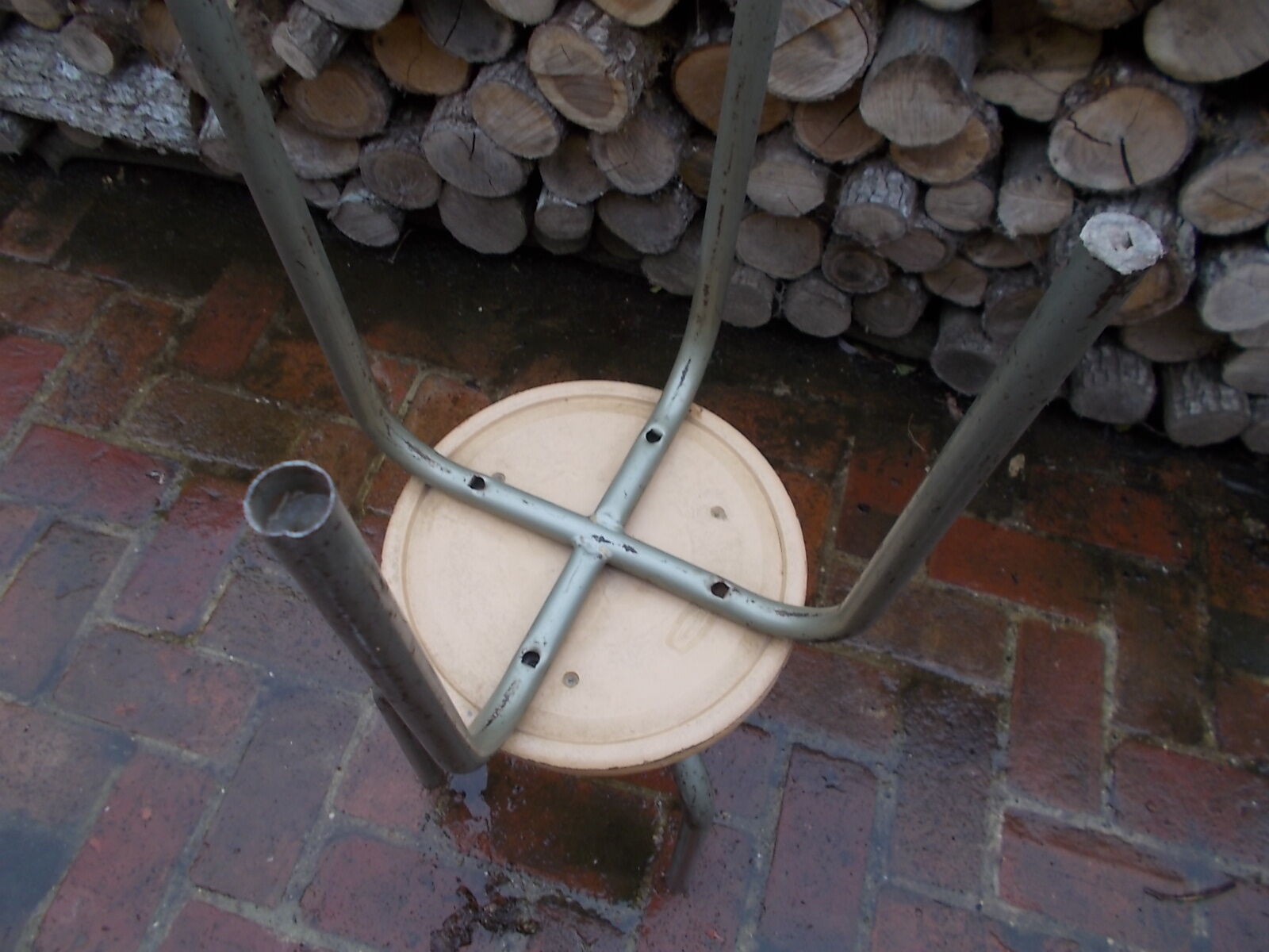 Pair of vintage Werzalit stools