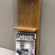 Used Oak And Glass Wall Shelf Swedish Design
