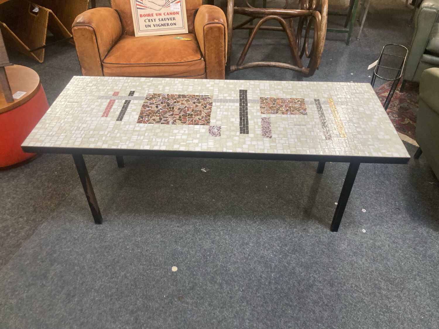 Mosaic coffee table