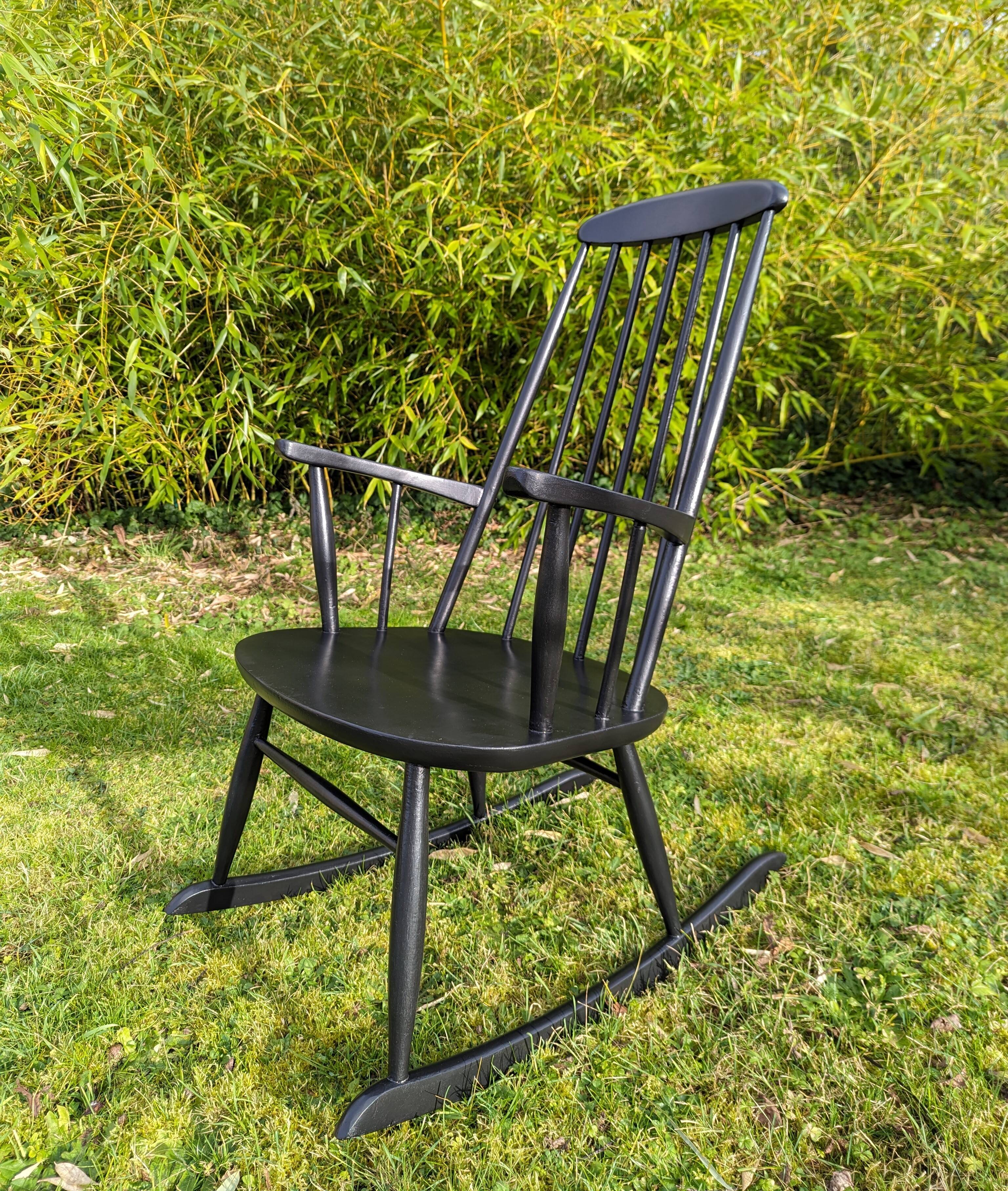 Rocking chair Scandinavian rocking chair vintage design 50 60