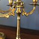 Paire de chandeliers en laiton