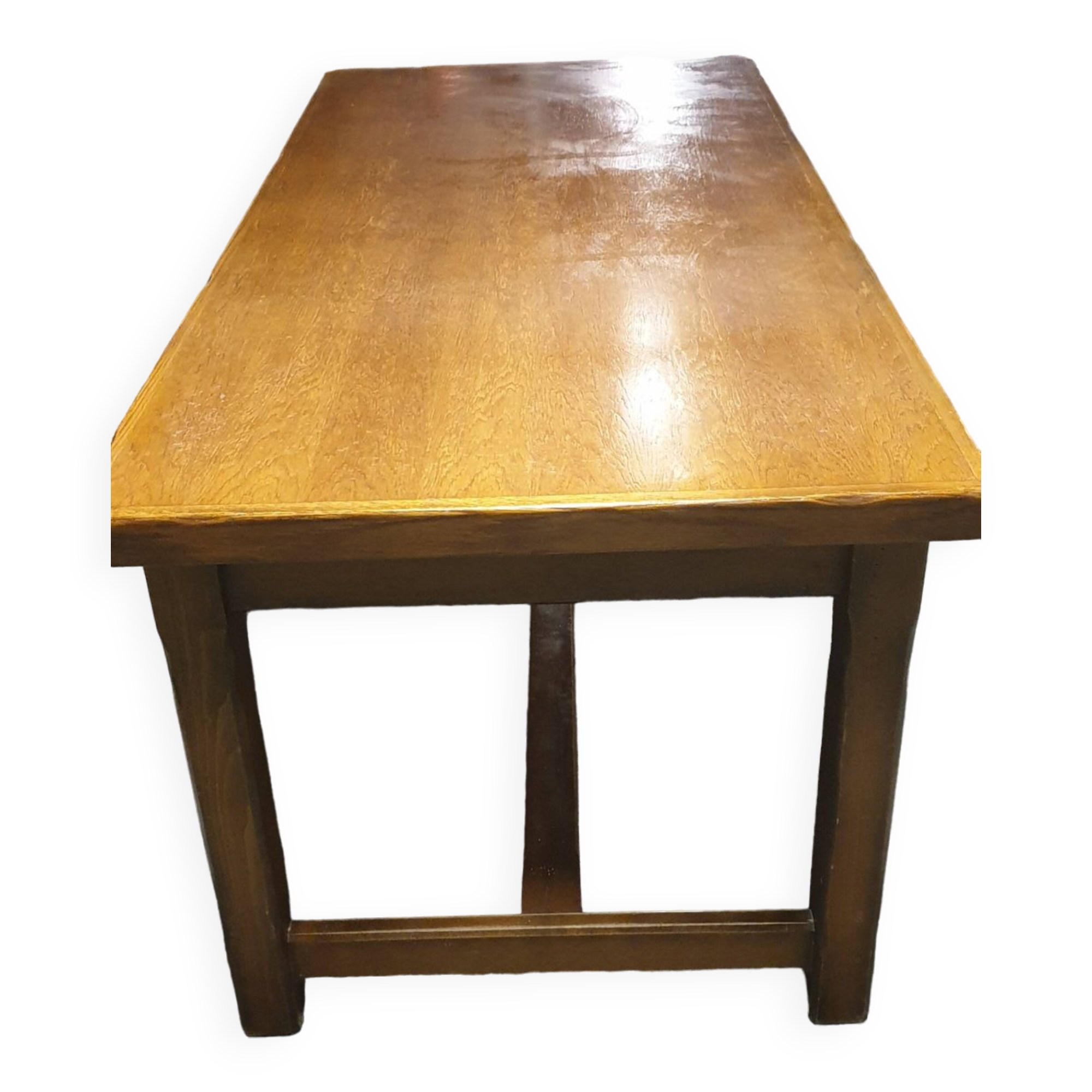 Solid oak farm table