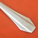 Art Deco Set of 6 forks and 6 large spoons, silver-plated metal, SNO REX