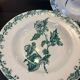 Set of 7 Terre de fer soup plates, green