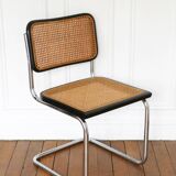 Cesca B32 Breuer Chair Made in Italy - Reupholstered seat cane