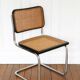 Chaise Cesca B32 Breuer Made in Italy - Cannage assise refait
