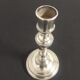 Silver metal candlestick