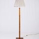 Art Deco floor lamp in marquetry, France, 1930s
