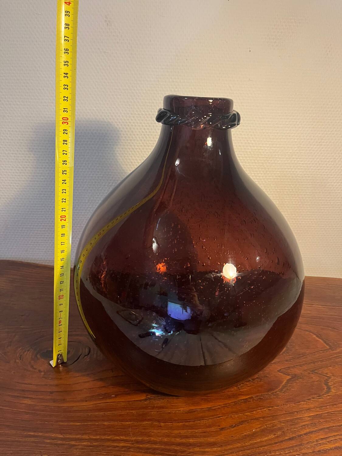 Demijohn carboy vase glassware BIOT France
