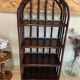 Vintage rattan shelf