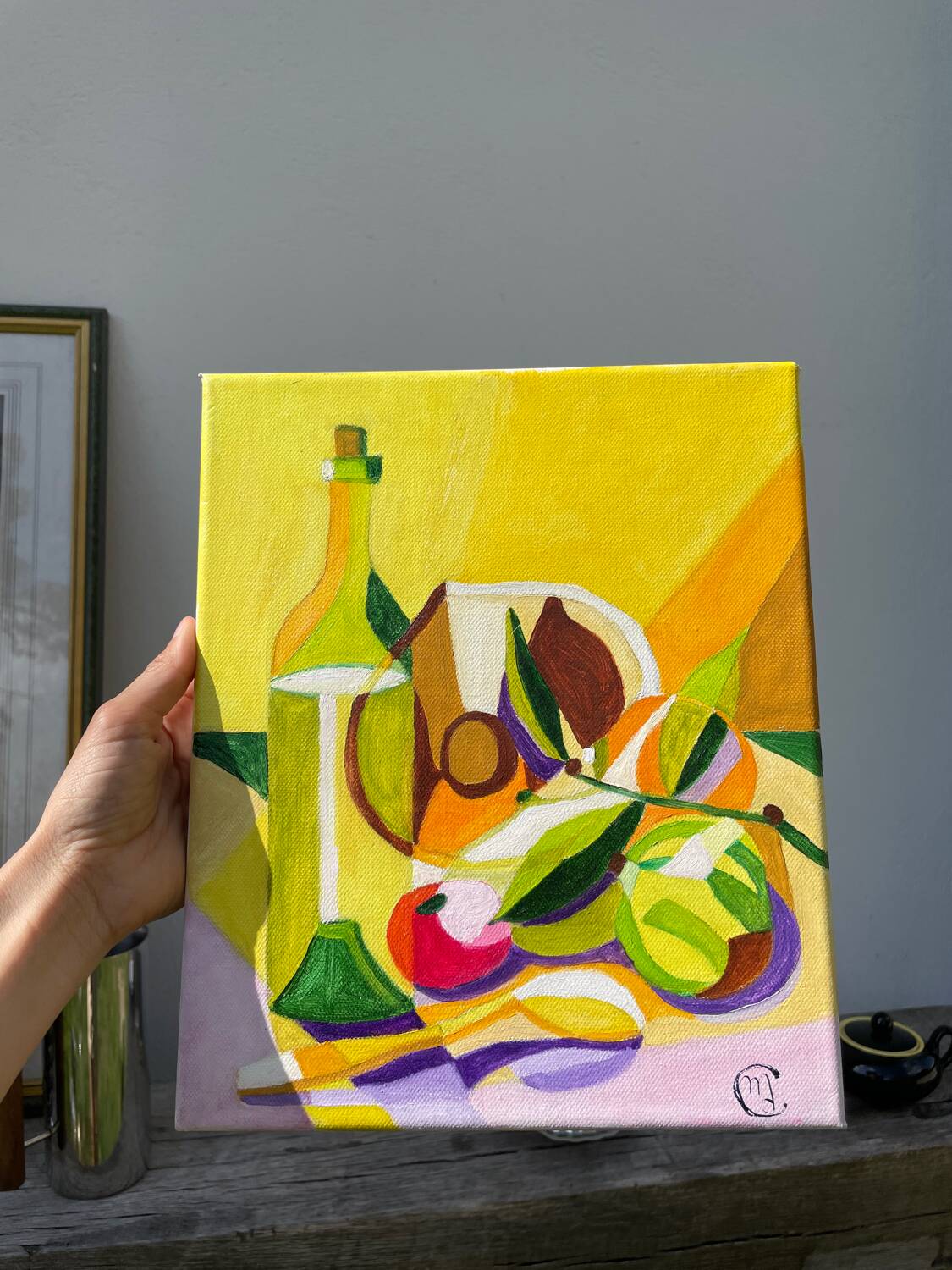 Still life oil on canvas