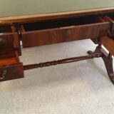 English mahogany leather desk