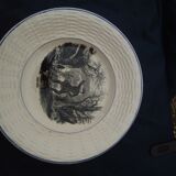 12 plates to desicate in Digoin Sarreguemines earthenware the months