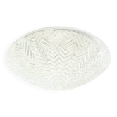 Lustre en verre Mid-Century Modern/Art Déco - Limburg, Allemagne, années 1970