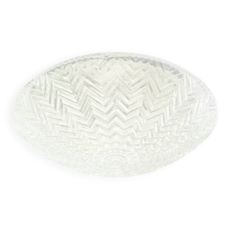 Mid-Century Modern/Art Deco Glass Ceiling Light - Limburg, Germany, 1970s