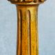Pied de lampe bois tourné sculpté patiné ancien