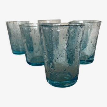 Set de 6 verres gobelet de biot 1960