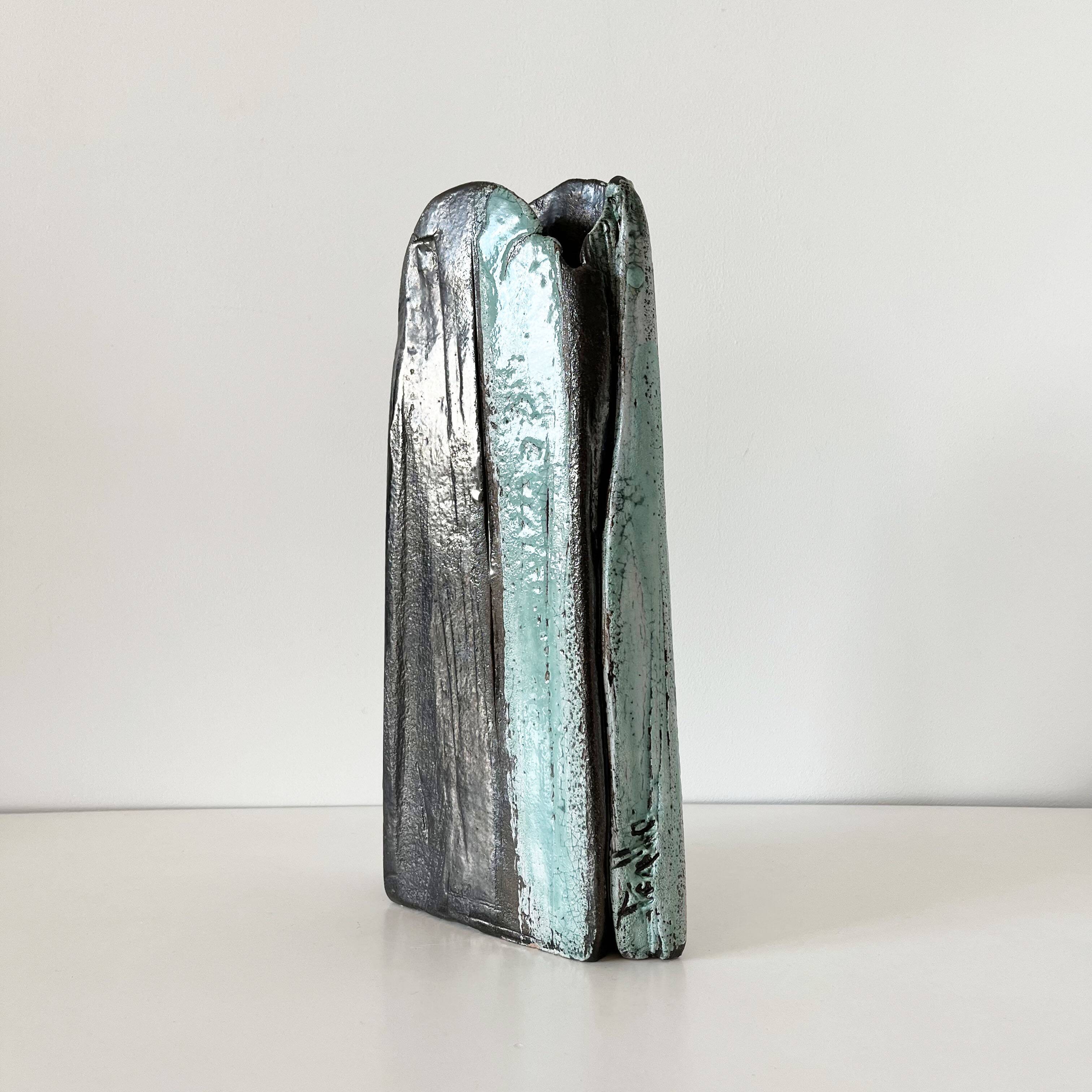 Brutalist Sculptural Ceramic Vase