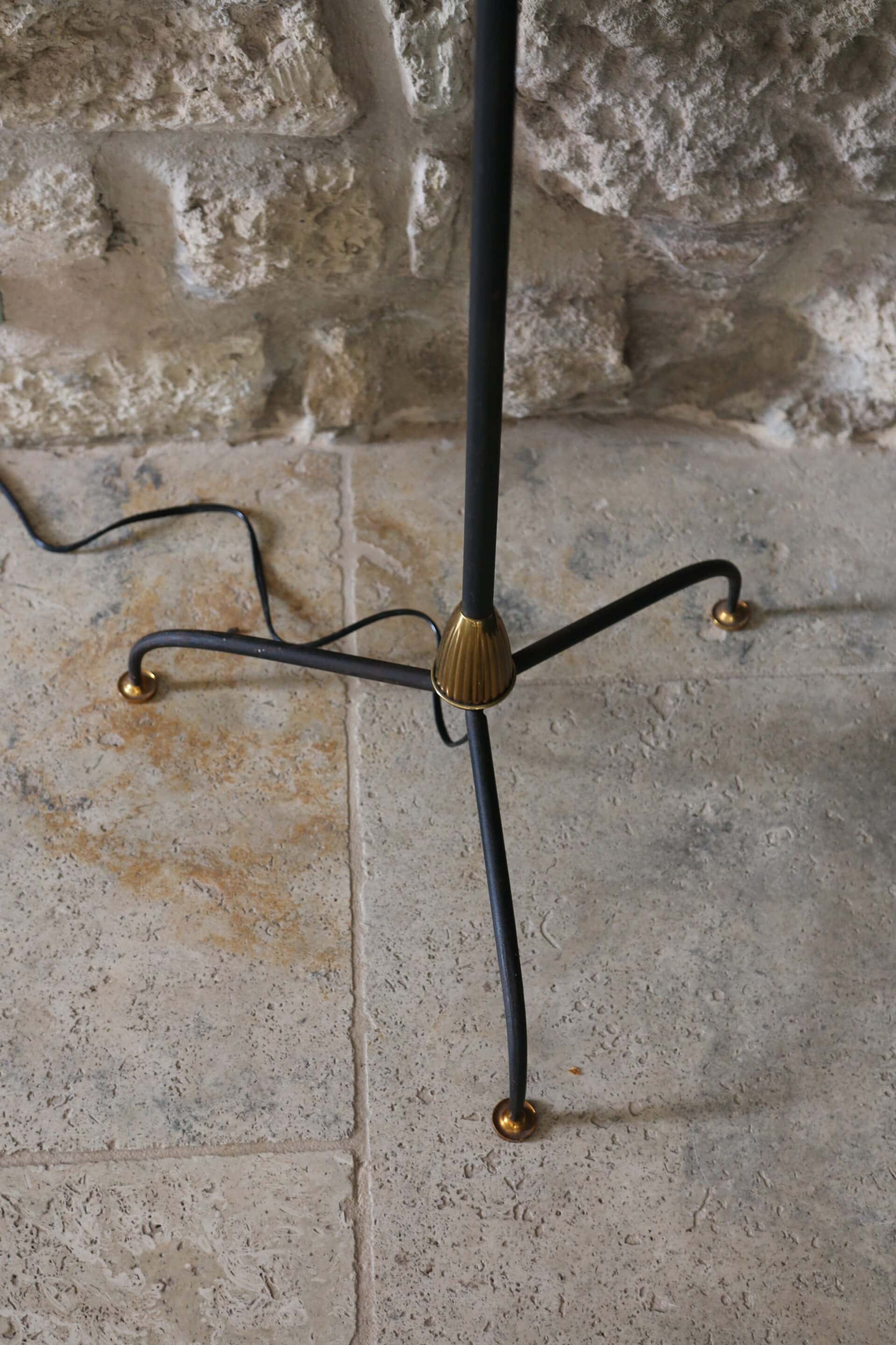 Large Art Deco retro floor lamp, 1920s