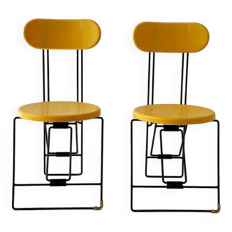 Pair of cricket chairs, magis