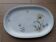Oval serving dish in Bavarian porcelain