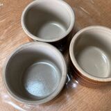 3 pots anciens en grès Poteries du Berry années 50-60