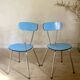 Vintage Blue Formica Chairs