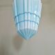 Suspension Art Déco en opaline bleue, années 1920-30